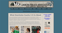 Desktop Screenshot of deschutes4h.com